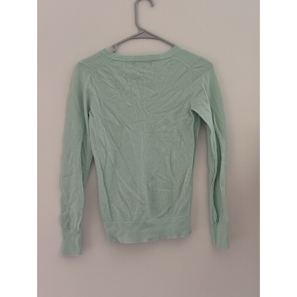 Banana Republic Women's Sweater Size S Light Green 100% Merino Wool Long Sleeve - Picture 4 of 6